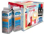 Caja granizado fresa