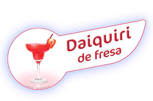 Banda coctel daiquiri fresa