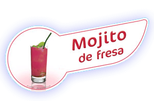 Banda coctel mojito fresa