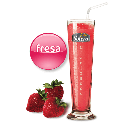 Granizado de fresa solera