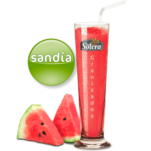 Granizado de sandia solera