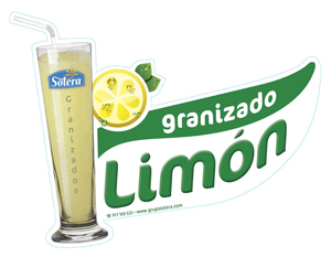 Cartel granizado limón