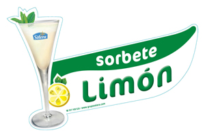 Cartel sorbete limon