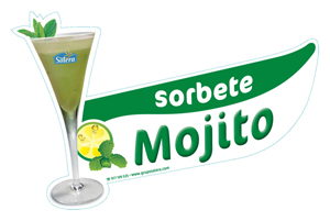 Cartel sorbete mojito