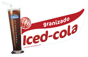 Cartel Granizado iced-cola