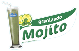 Cartel Granizado mojito