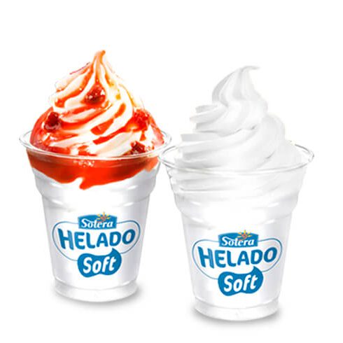 Helado soft nata