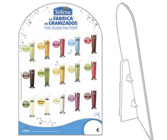 soporte pie granizados